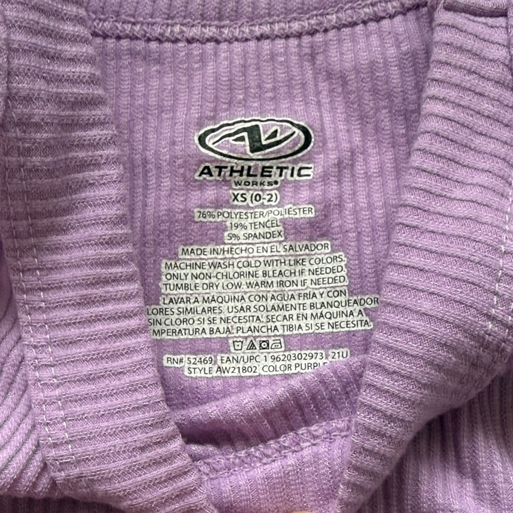 Athletic Works Lavender Ribbed Tank - Picture 2 of 4